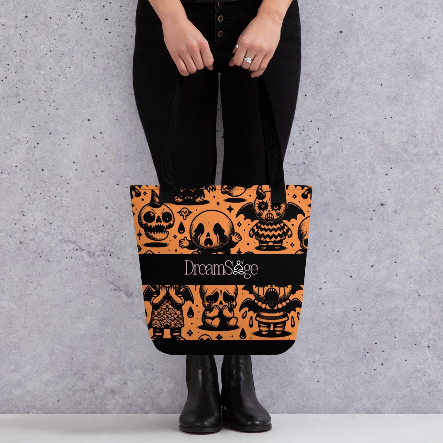 TOTE BAG Gothic Grunge Neon Goth Darkcore Weirdcore Ghost Gore Stuff Dark Aesthetic Halloween Trick or Treat Tote Bag