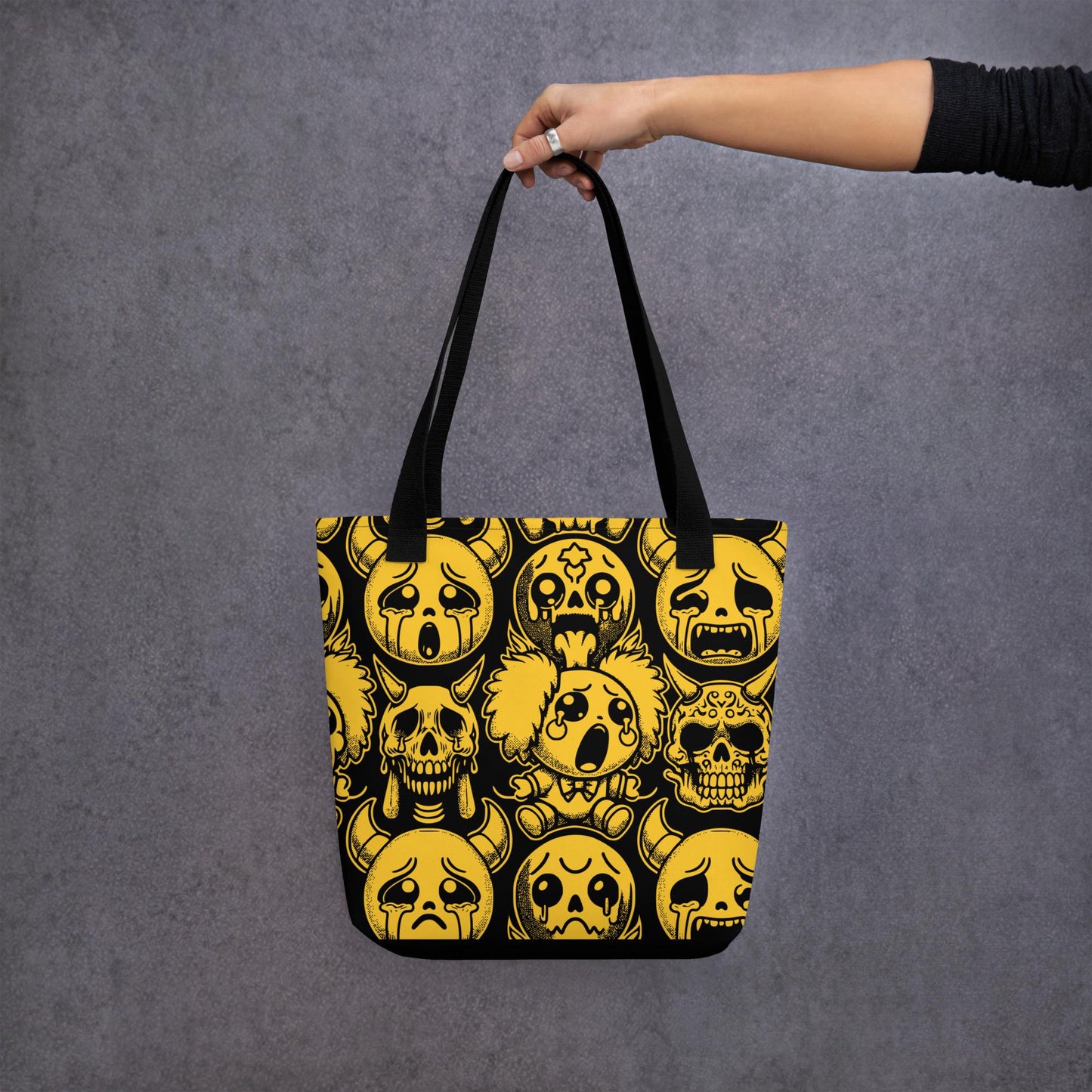 TOTE BAG Gothic Grunge Goth Darkcore Weirdcore Clown Gore Spooky Dark Aesthetic Halloween Tote Bag