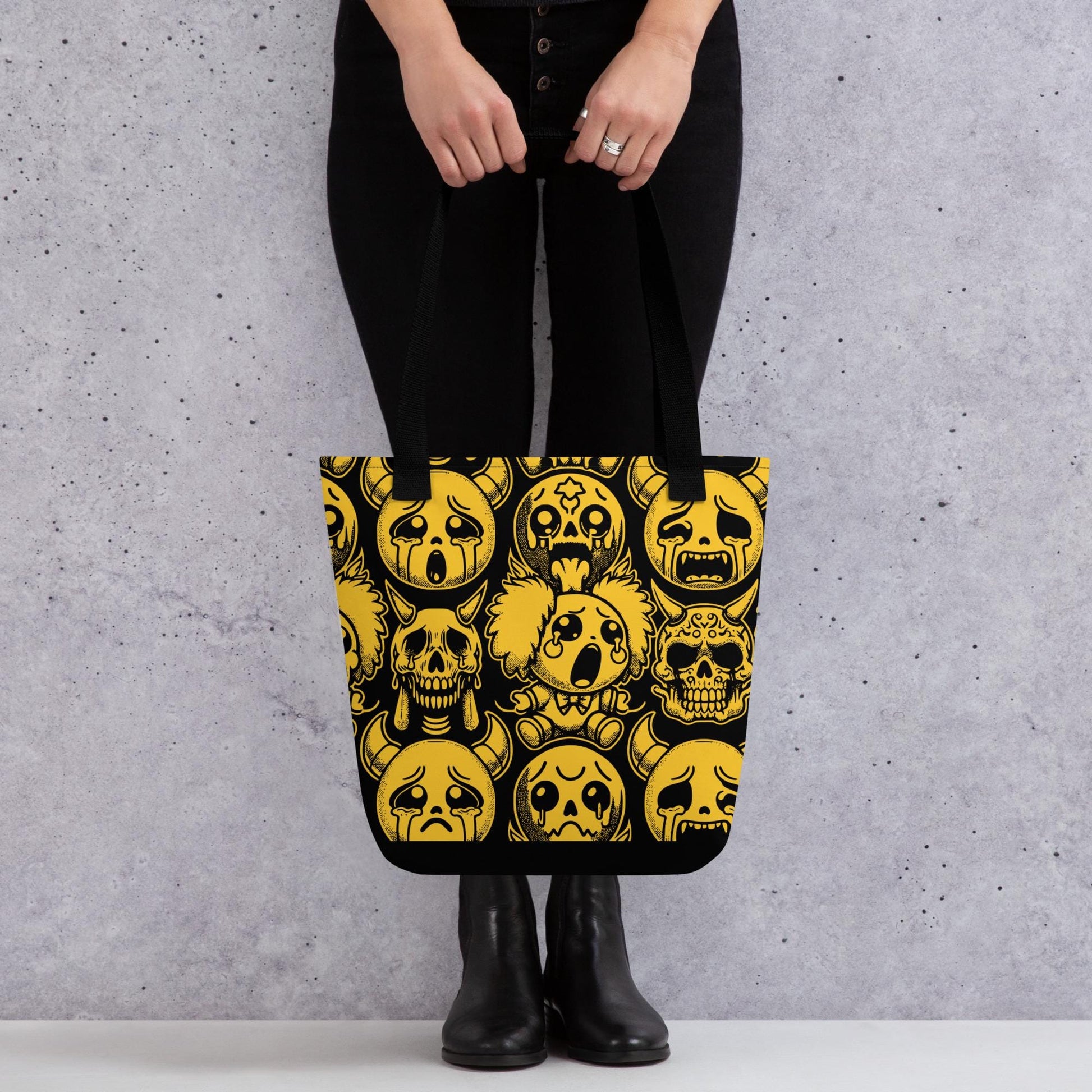 TOTE BAG Gothic Grunge Goth Darkcore Weirdcore Clown Gore Spooky Dark Aesthetic Halloween Tote Bag