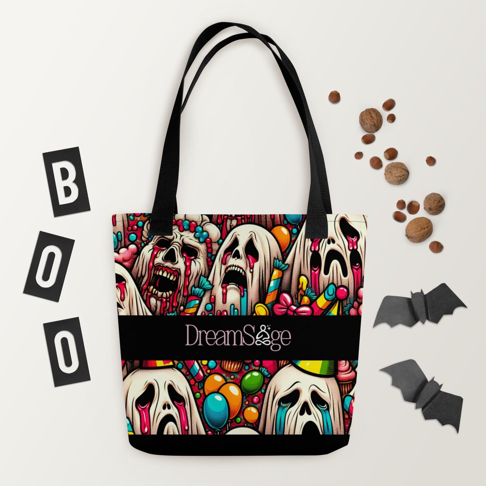 TOTE BAG Gothic Grunge Darkcore Weirdcore Ghost Gore Creepy Stuff Dark Aesthetic Halloween Tote Bag