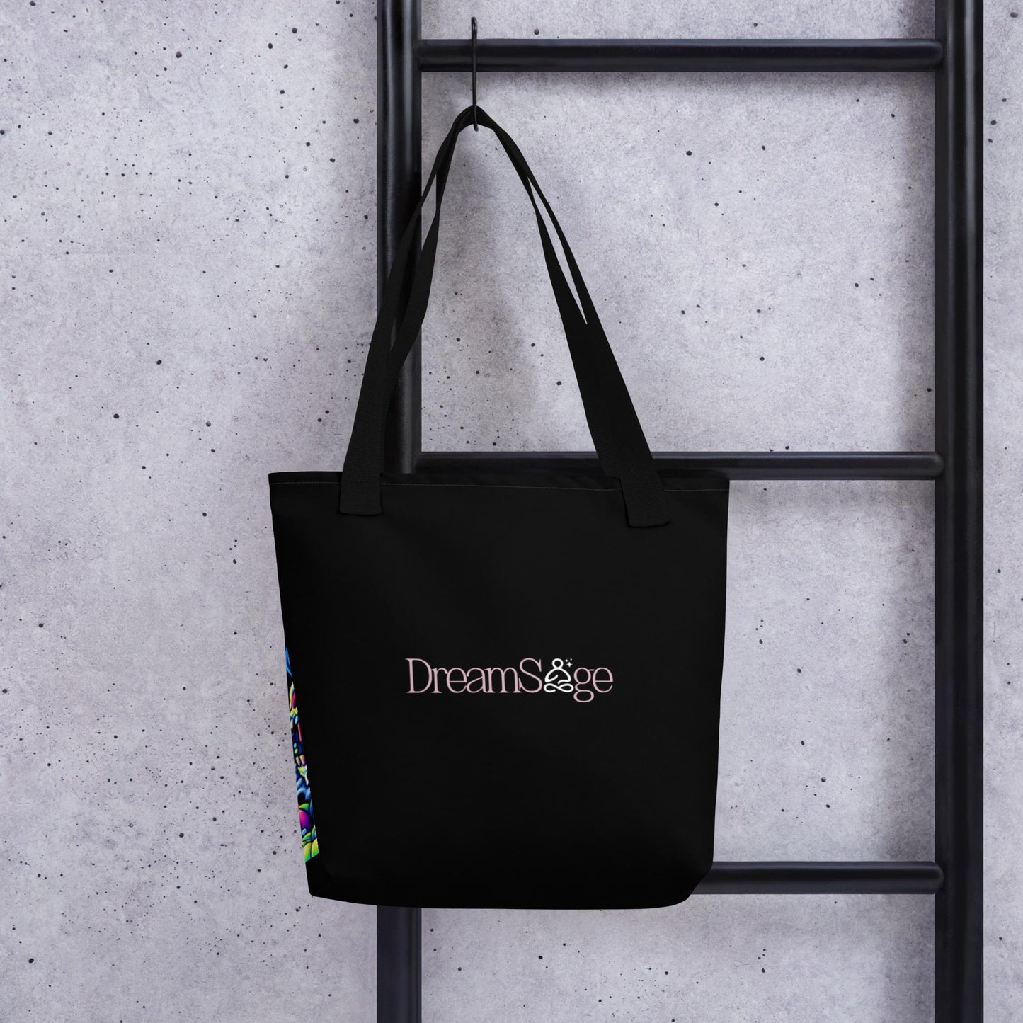 TOTE BAG Gothic Grunge Neon Goth Darkcore Weirdcore Sugar Skulls Day of the Dead Halloween Tote Bag