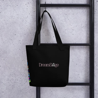 TOTE BAG Gothic Grunge Neon Goth Darkcore Weirdcore Sugar Skulls Day of the Dead Halloween Tote Bag