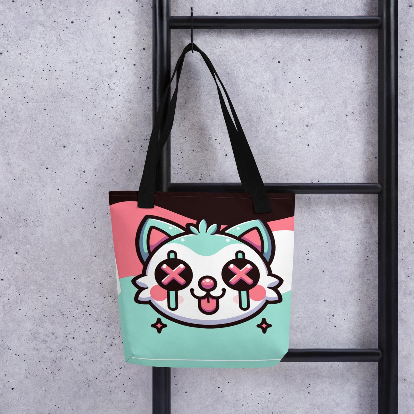 TOTE BAG Gothic Grunge Pastel Goth Weirdcore Clown Kitty Cat Creepy Cute Tote Bag