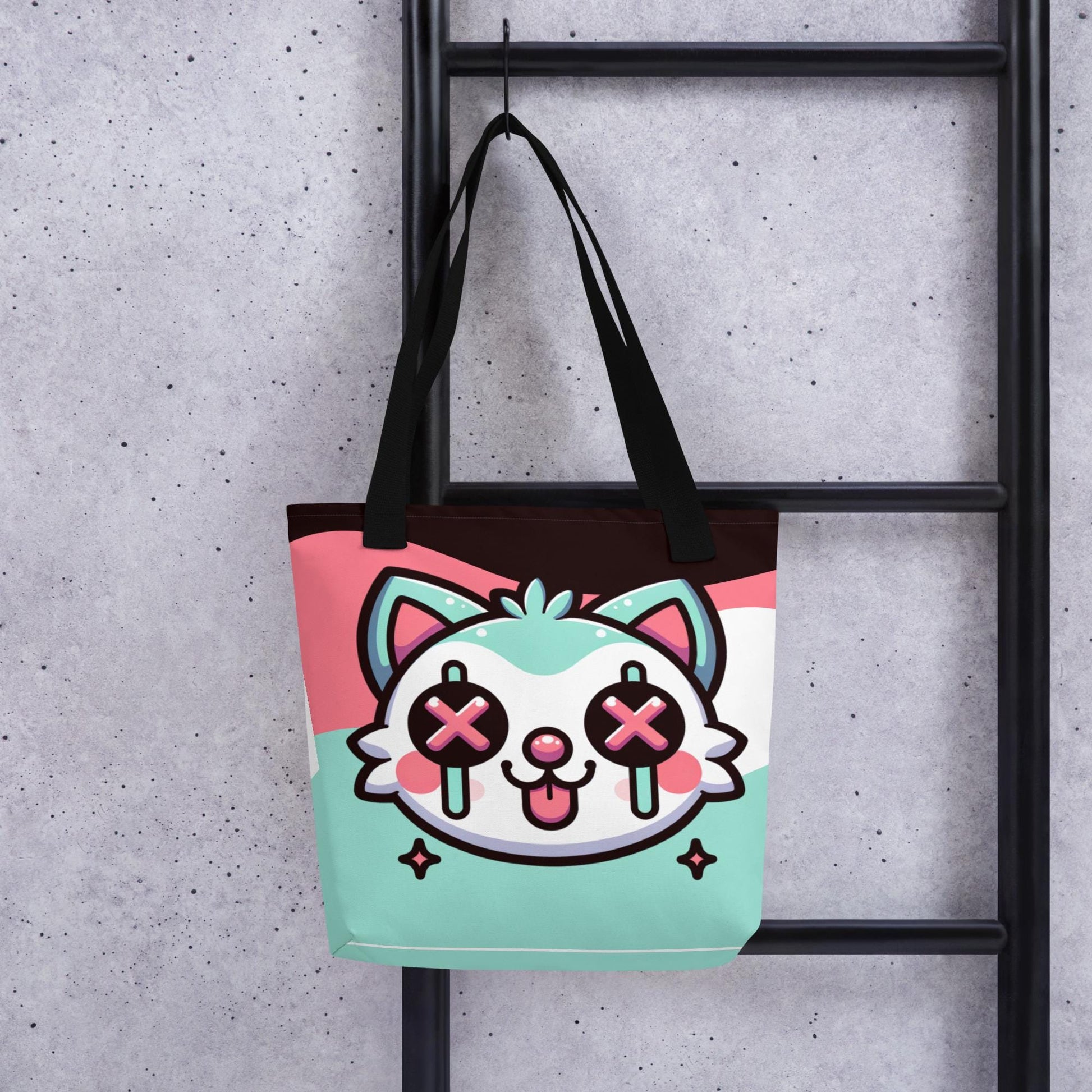 TOTE BAG Gothic Grunge Pastel Goth Weirdcore Clown Kitty Cat Creepy Cute Tote Bag