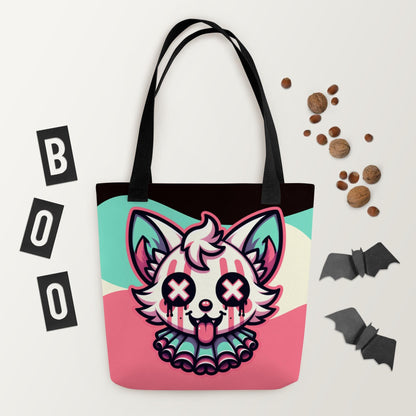 TOTE BAG Gothic Grunge Pastel Goth Weirdcore Gore Clown Kitty Creepy Cute Tote Bag