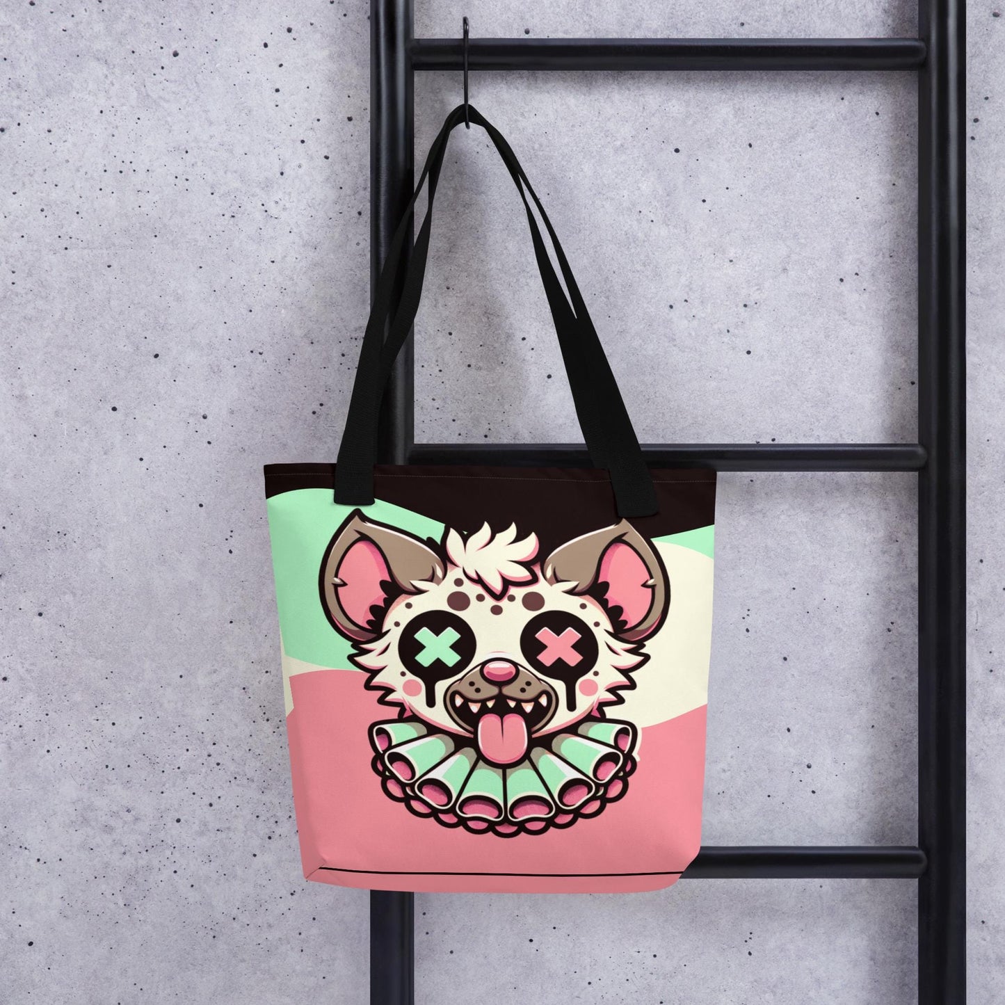 TOTE BAG Gothic Grunge Pastel Goth Weirdcore Clown Hyena Creepy Cute Tote Bag