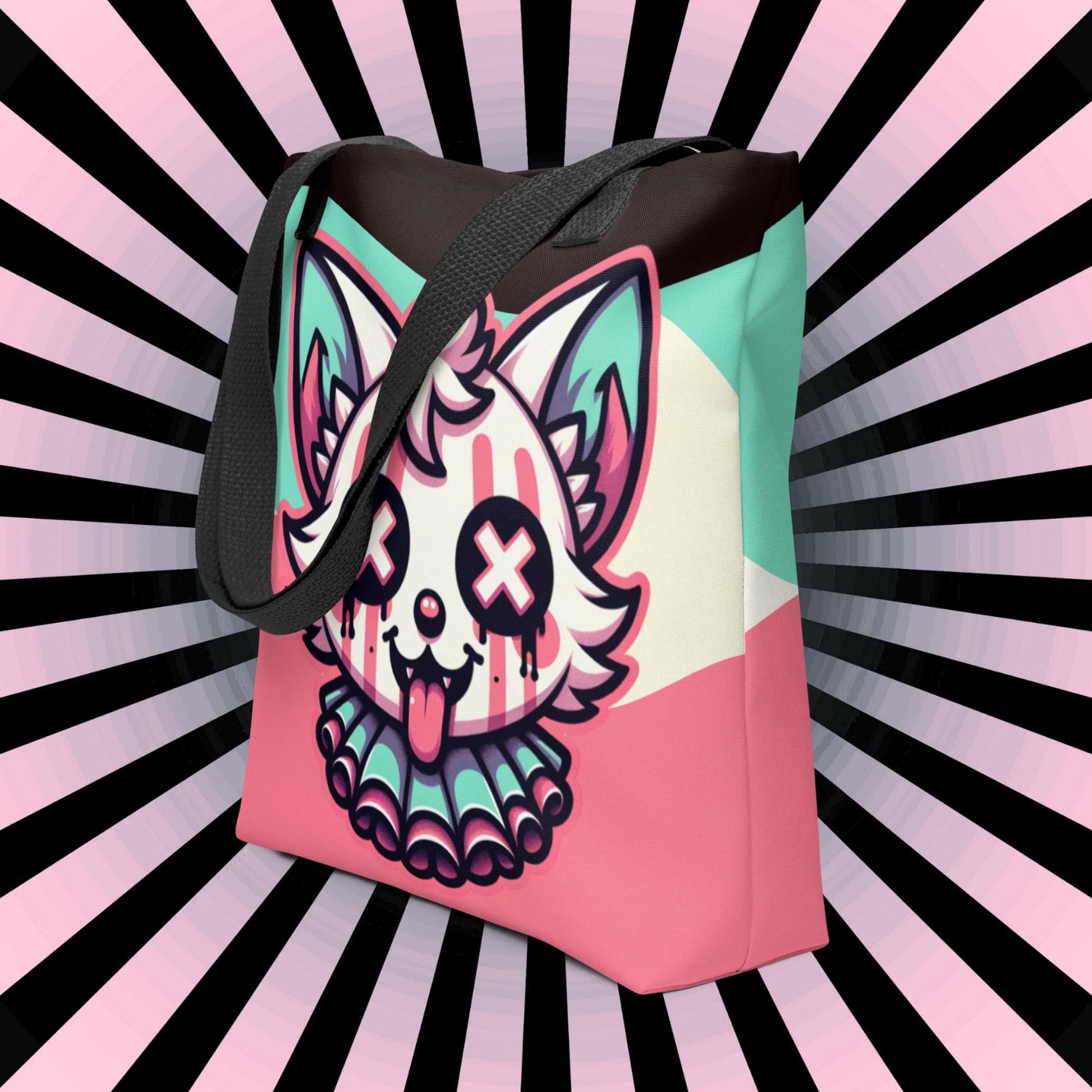 TOTE BAG Gothic Grunge Pastel Goth Weirdcore Gore Clown Fox Creepy Cute Tote Bag