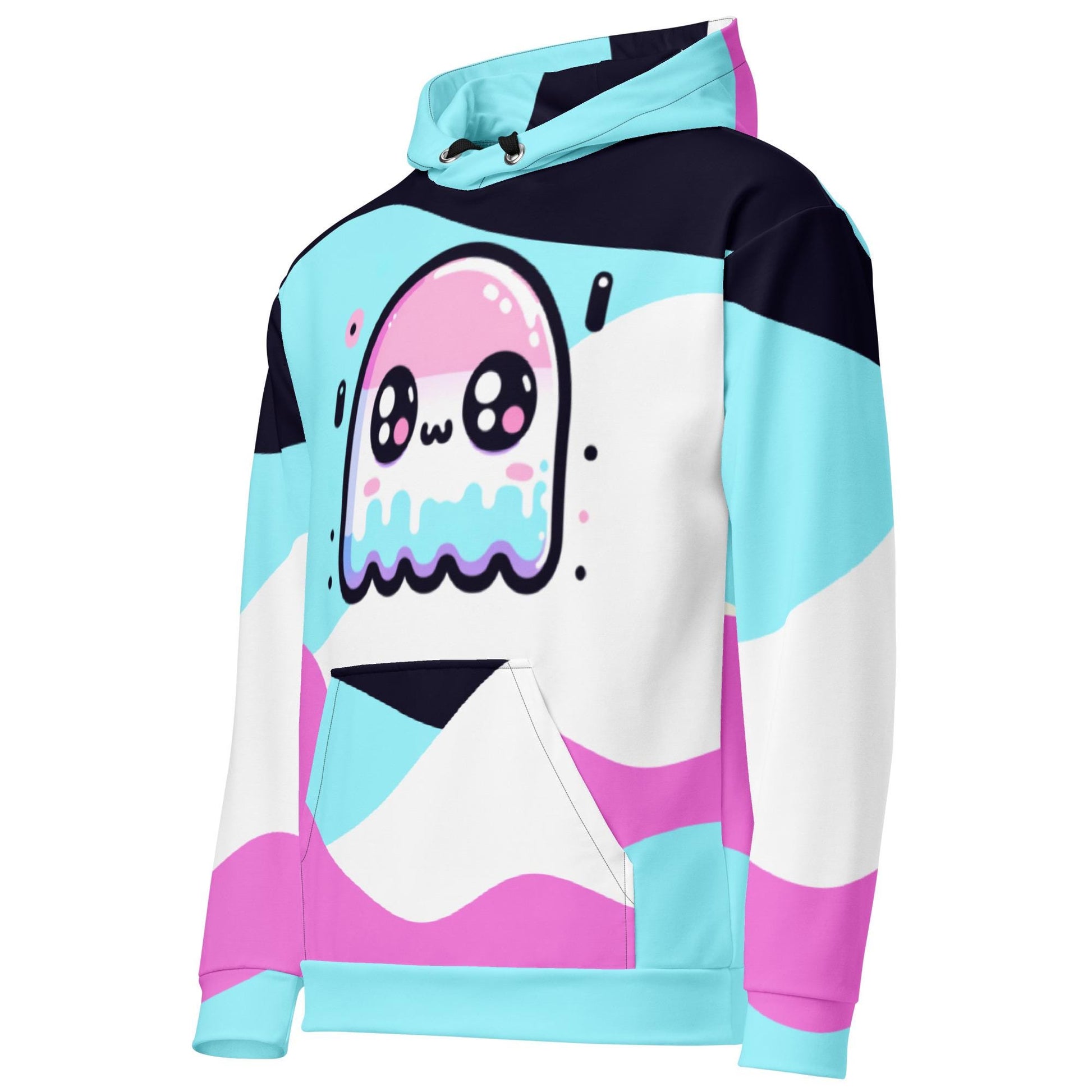 Graphic Weirdcore Cute Trippy Ghost Unisex Hoodie Y2K Grunge Pastel Goth  Kidcore Hoodie
