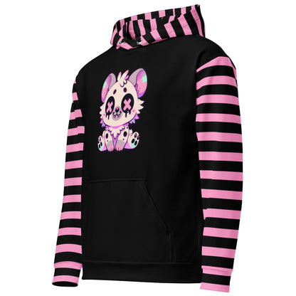 Pastel Goth Grunge Y2K Hyena Unisex Hoodie Weirdcore Gothic Kidcore Hyena Graphic Long Sleeve Hoodie