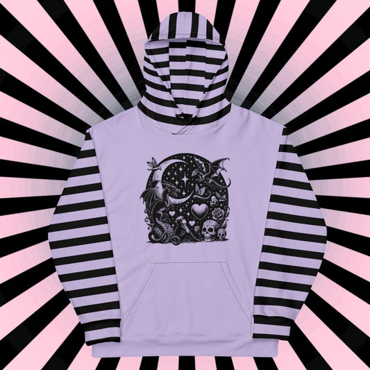 Gothic Fairytale Pastel Goth Unisex Y2K Hoodie Long Sleeve Hooded Sweater