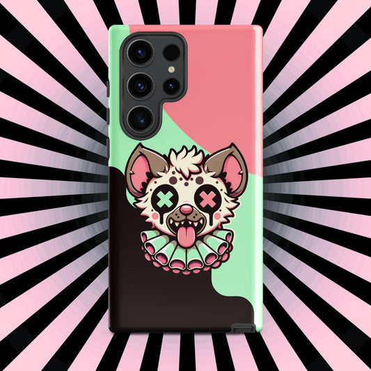 Creepy Cute Weirdcore Gore Hyena Clown Clowncore Grunge Pastel Goth Tough Phone Case Samsung®  Glossy or Matte