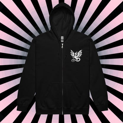 Zip Up Hoodie Goth Jacket Whimsigoth Fairy Grunge Y2K Hoodie Full Zip Dreamcore Apparel Whimsigoth Clothing