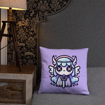 Pastel Goth Valkyrie Throw Pillow Weirdcore Grunge Room Decor Valkyrie Decorative Pillow