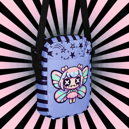 Creepy Cute Weirdcore Fairy Utility Crossbody Bag Pastel Goth Grunge Shoulder Bag Kawaii Purse