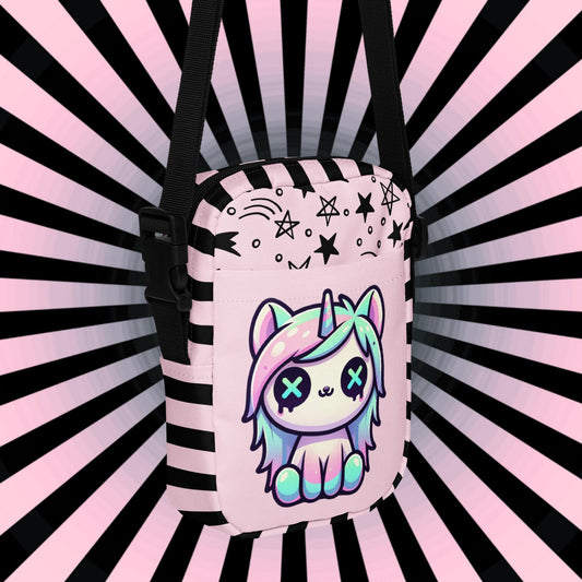 Cute Kawaii Unicorn Crossbody Bag Pastel Goth Weirdcore Grunge Shoulder Sling Purse Bag