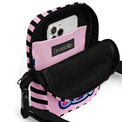 Weirdcore Gore Stitched Teddy Bear Crossbody Bag Kawaii Bear Grunge Sling Bag Purse