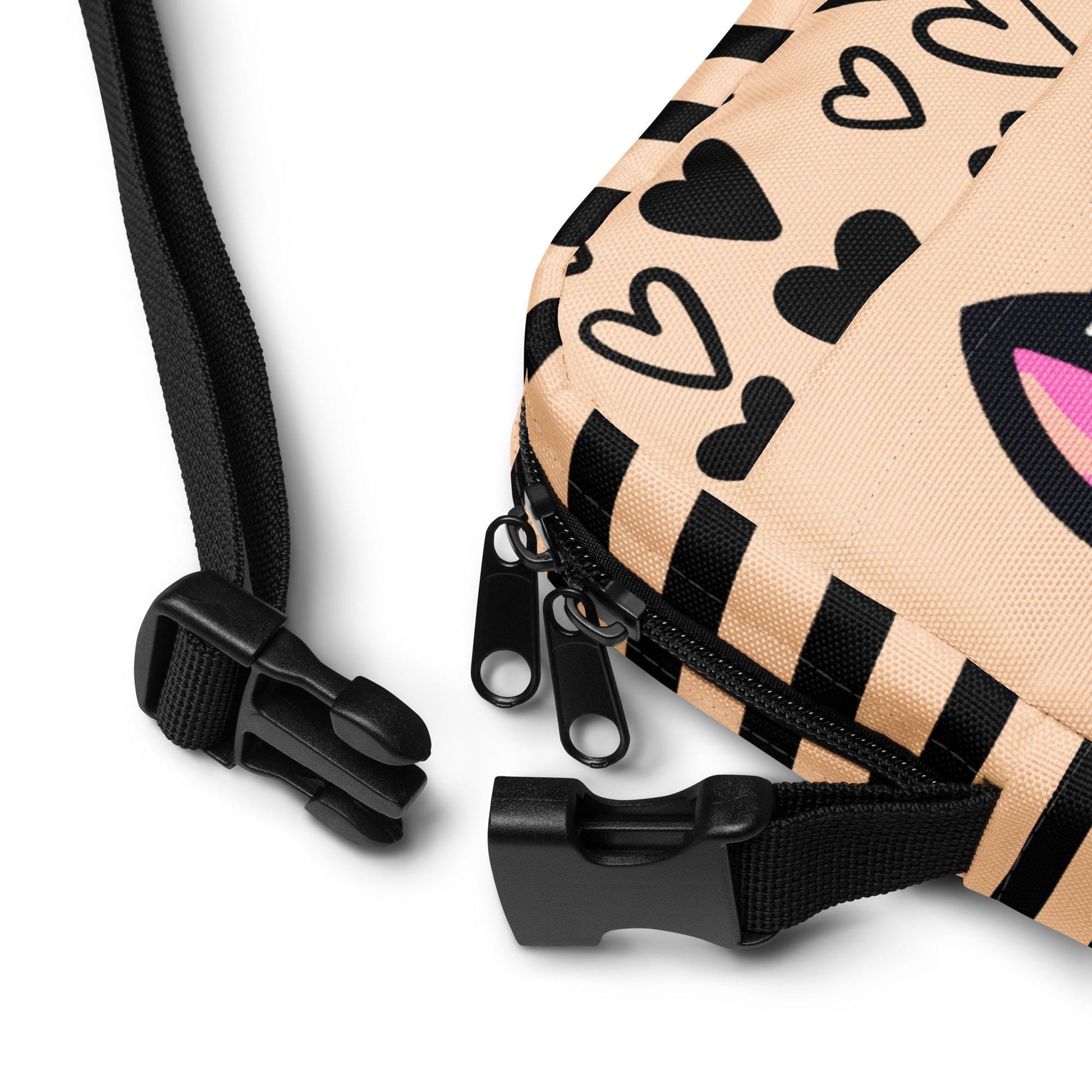 Cute Kawaii Hyena Crossbody Bag Weirdcore Goth Grunge Messenger Bag