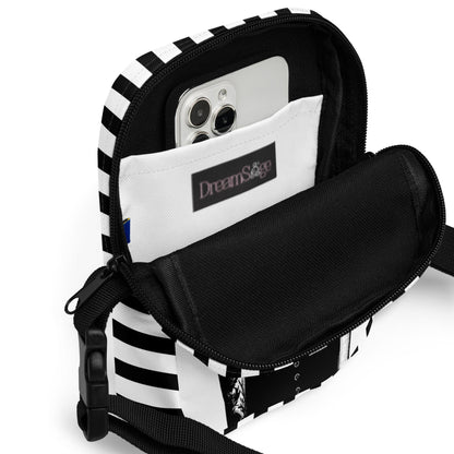 Gothic Girl Screaming Crossbody Bag Ventcore Outcry Utility Purse Goth Punk Grunge Shoulder Bag