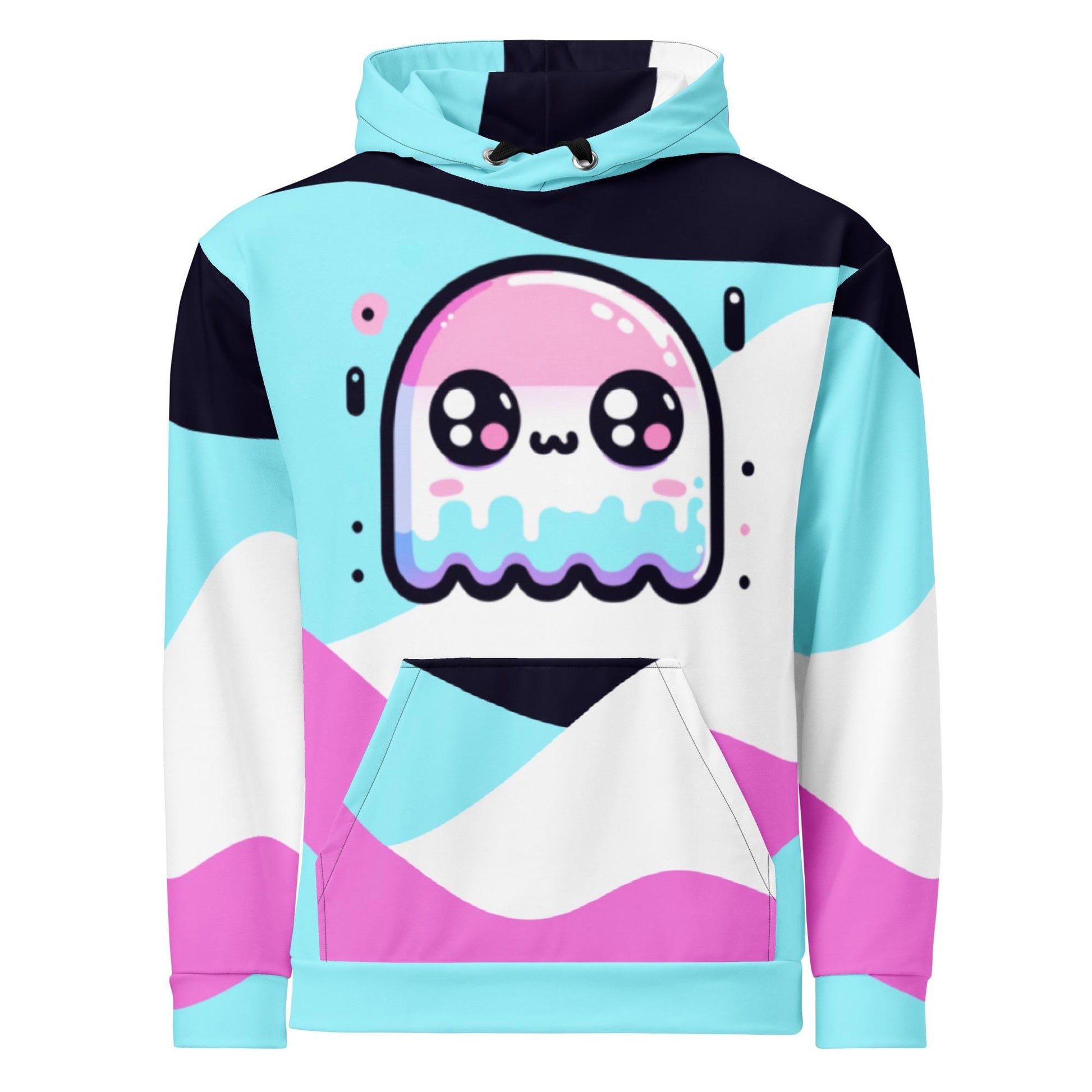 Graphic Weirdcore Cute Trippy Ghost Unisex Hoodie Y2K Grunge Pastel Goth  Kidcore Hoodie