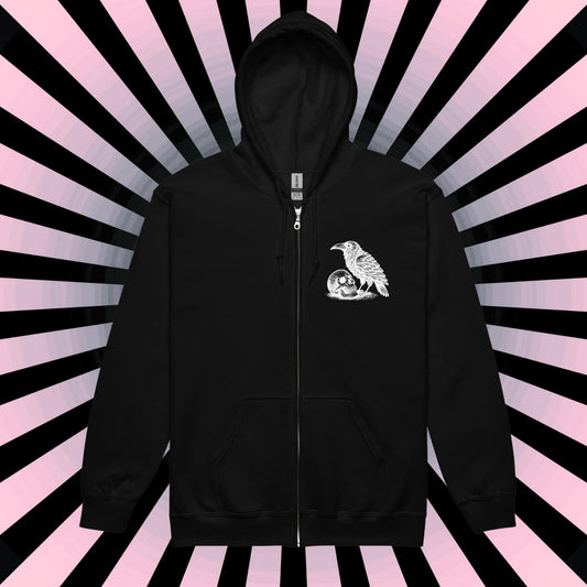 Zip Up Hoodie Gothic Clothes Y2K Hoodie Full Zip Pastel Goth Custom Sweatshirt Fairy Grunge Dreamcore