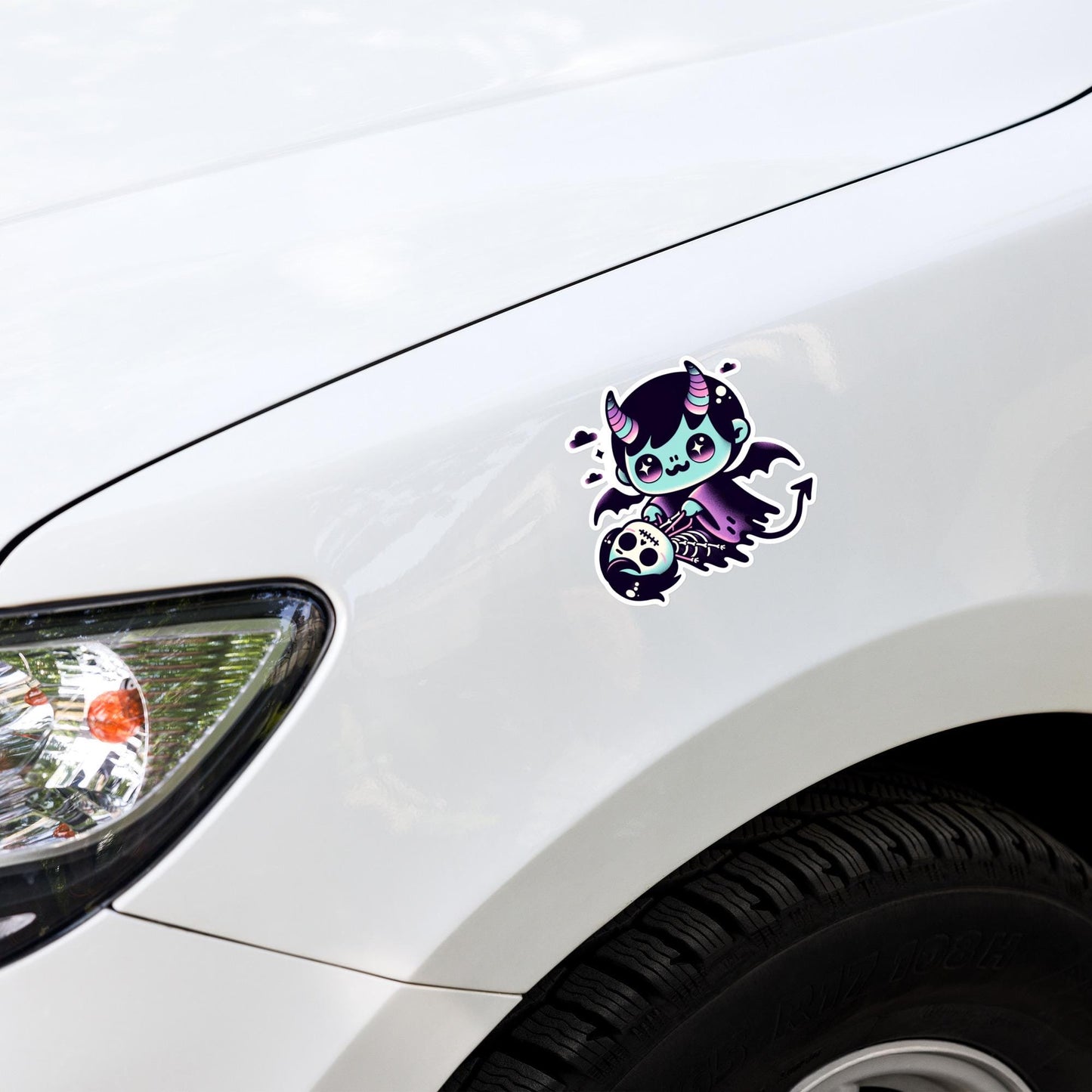 Spooky Cute Vampire Demon Boy Horror Weirdcore Goth Bubble-free Waterproof Vinyl Sticker
