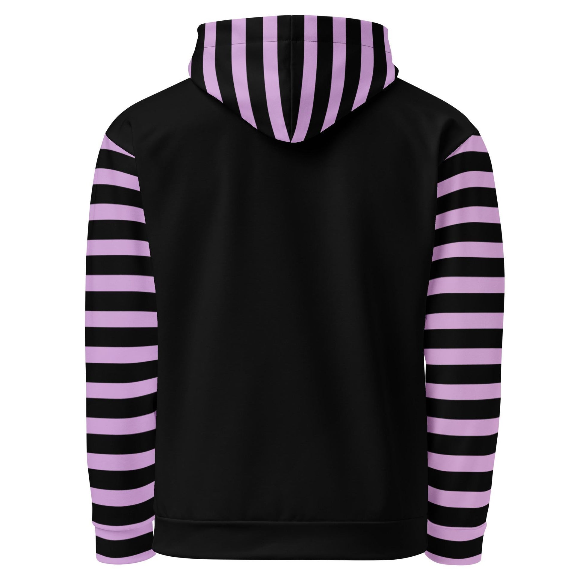 Pastel Goth Striped Weirdcore Gore Grunge Skeleton Hyena Y2K Unisex Hoodie