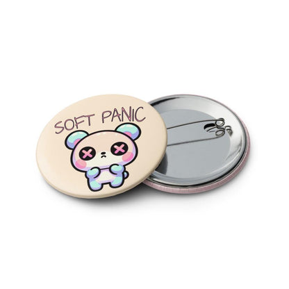 Trippy Weirdcore Mental Health Kawaii Pastel Goth Grunge Set of 5 Pin Buttons
