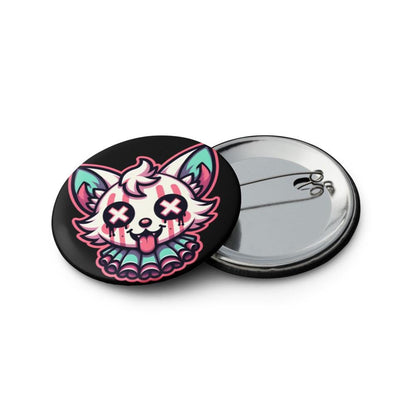 Trippy Clowncore Gore Animals Weirdcore Pastel Goth Clown Set of 5 Button Pins