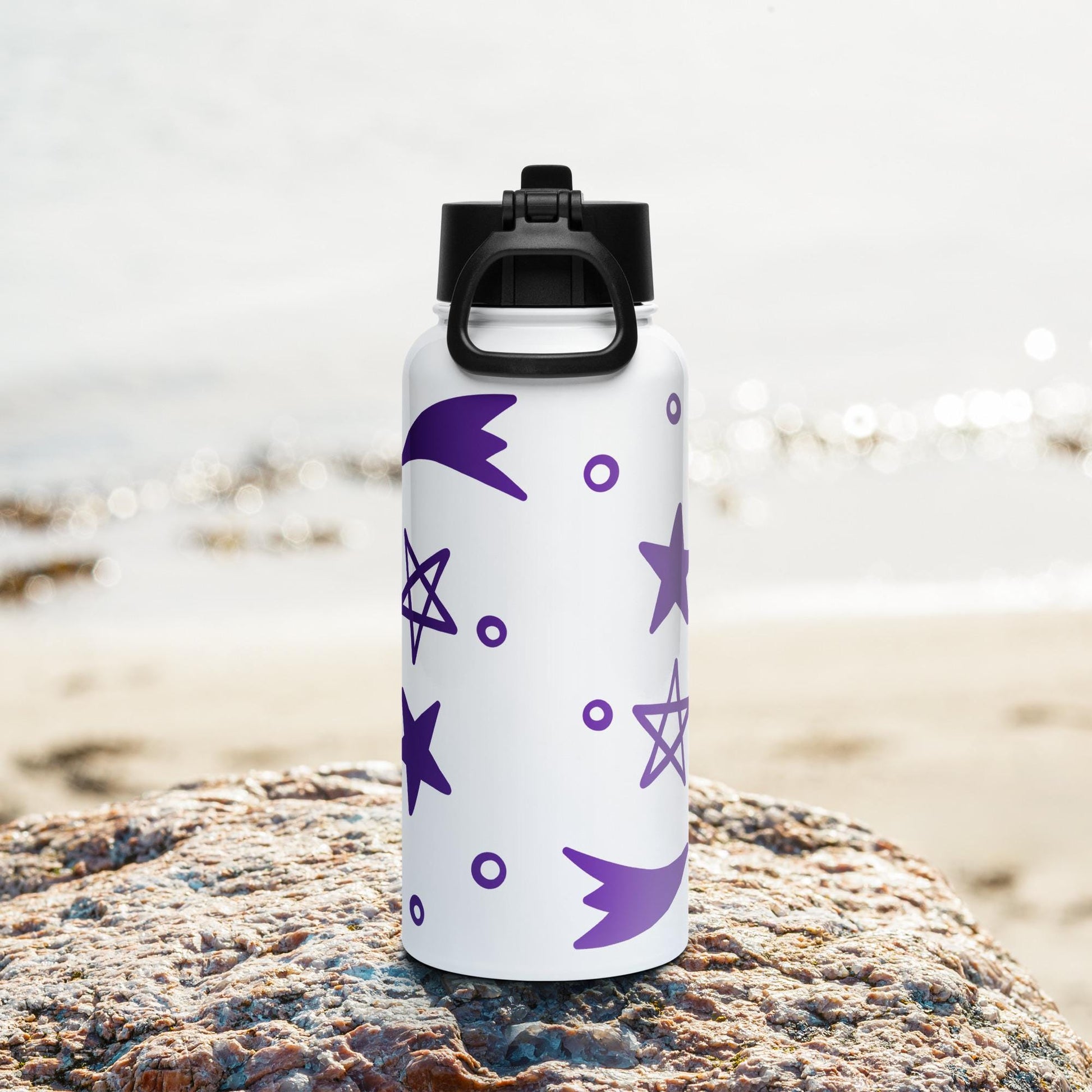 Creepy Cute Weirdcore Kawaii Medusa Pastel Goth Grunge Tumbler Stainless Steel Water Bottle with Straw & Lid