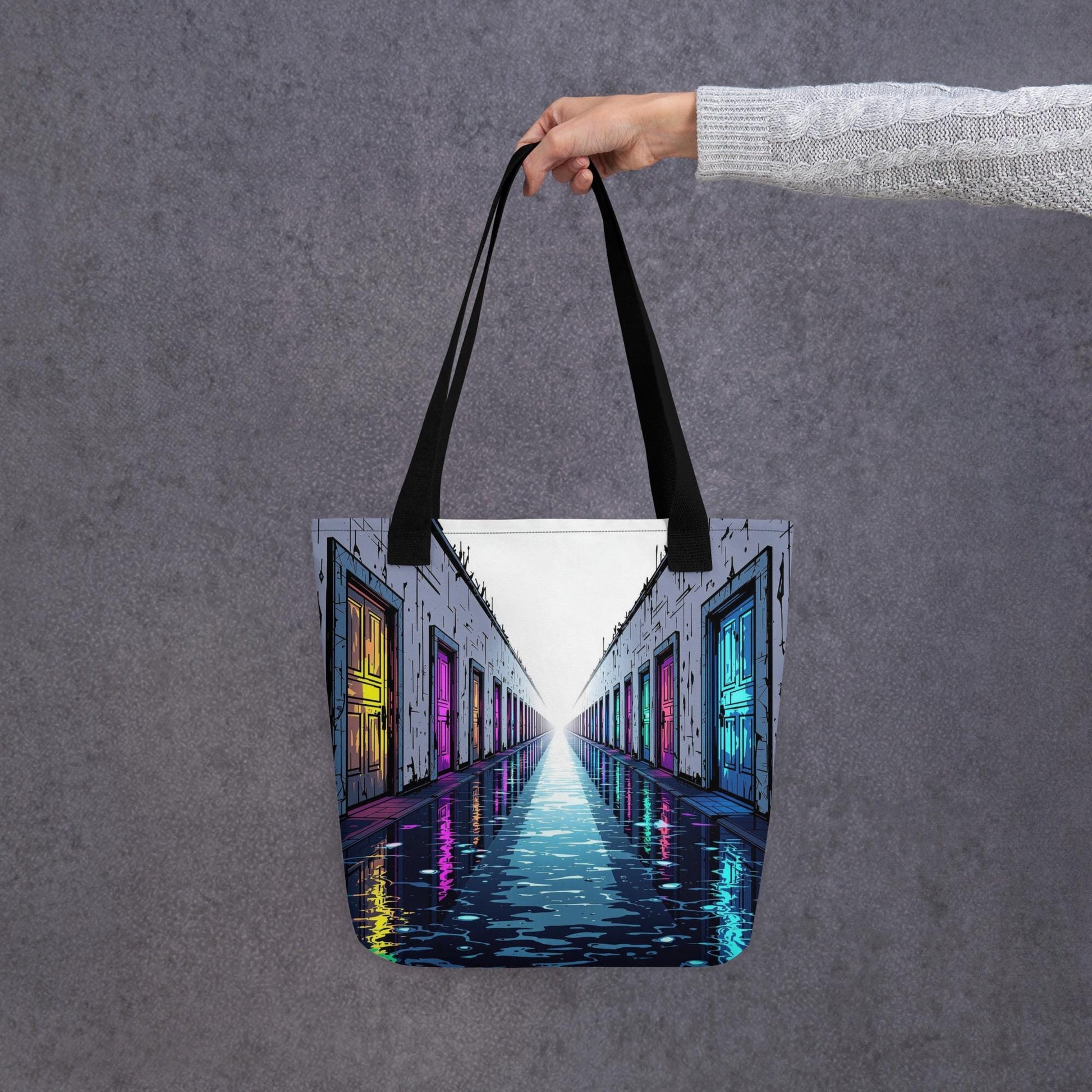 Luminal Spaces Arcane Tote Bag Gothic Grunge Neon Goth Darkcore Weirdcore Dark Aesthetic Halloween Purse Tote