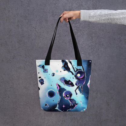 Fractured Void Arcane Tote Bag Gothic Grunge Neon Goth Darkcore Weirdcore Dark Aesthetic Halloween Purse Tote