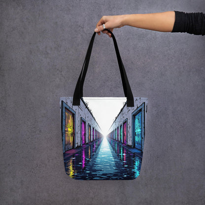 Luminal Spaces Arcane Tote Bag Gothic Grunge Neon Goth Darkcore Weirdcore Dark Aesthetic Halloween Purse Tote