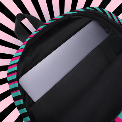Grunge Weirdcore Witch Bookbag Neon Goth Knapsack Book Tote School Shoulder Bag